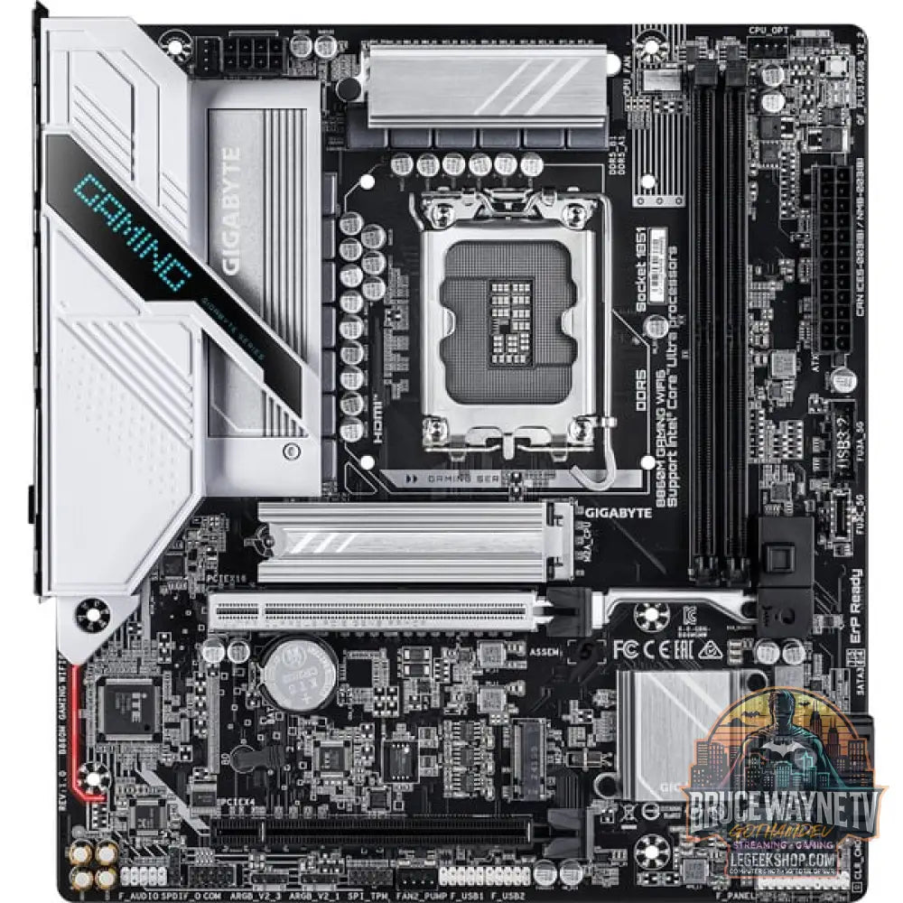GIGABYTE B860M GAMING WIFI6, carte mère - GIGABYTE - vue 3