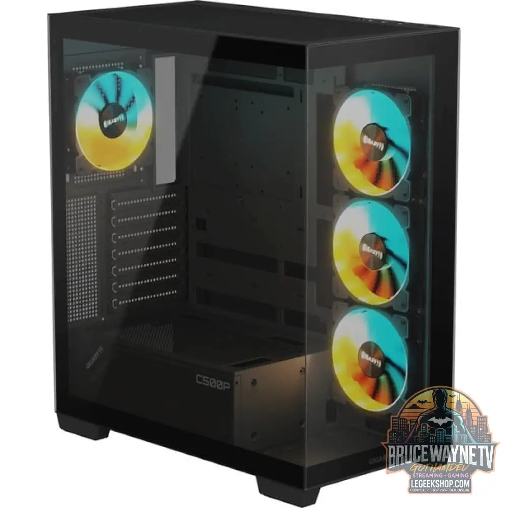 GIGABYTE C500 Panoramic Stealth, Tower-Gehäuse - GIGABYTE - vue 2
