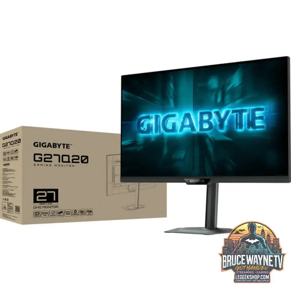 GIGABYTE G27Q20 27" QHD/WQHD IPS 200 Hz - GIGABYTE - vue 7