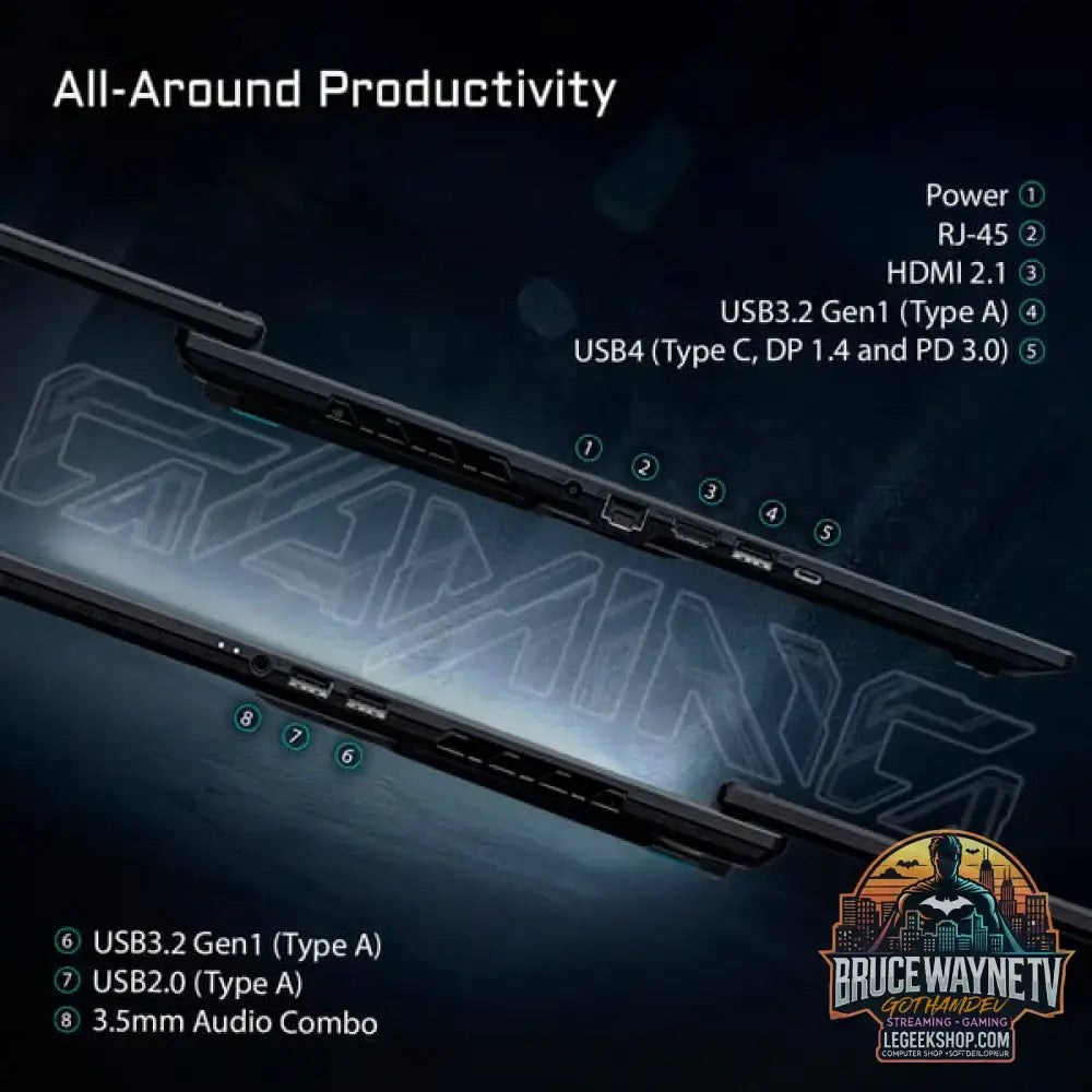 GIGABYTE GAMING A18 3WHK3DEC64SH, Gaming-Notebook - vue 15