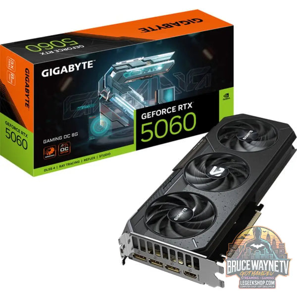 GIGABYTE GeForce RTX 5060 GAMING OC 8GB, carte graphique DLSS 4, 3x DisplayPort, 1x HDMI 2.1 - GIGABYTE