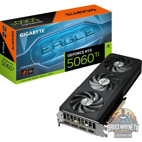 GIGABYTE GeForce RTX 5060 Ti EAGLE MAX OC 8G, carte graphique DLSS 4, 3x DisplayPort, 1x HDMI 2.1 - GIGABYTE