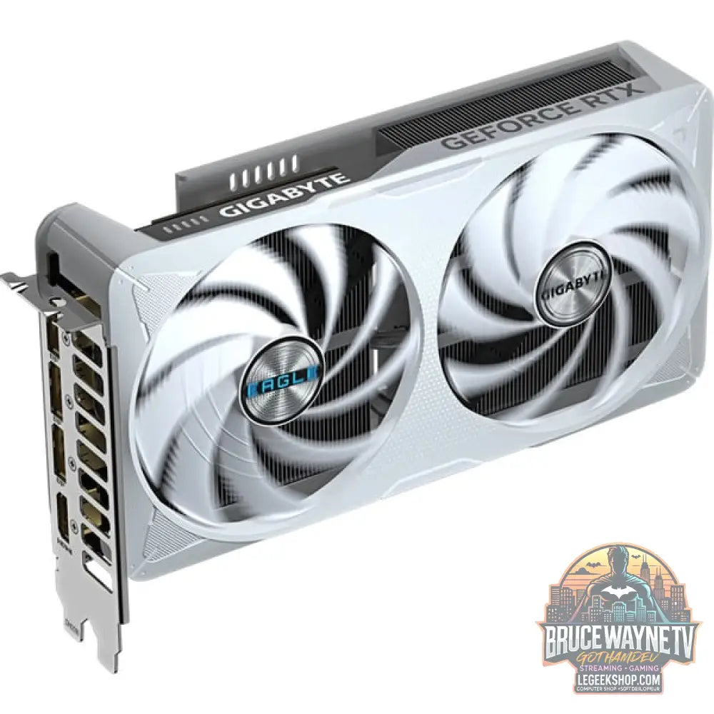 GIGABYTE GeForce RTX 5060 Ti EAGLE OC ICE 8G, carte graphique DLSS 4, 3x DisplayPort, 1x HDMI 2.1 - GIGABYTE - vue 5