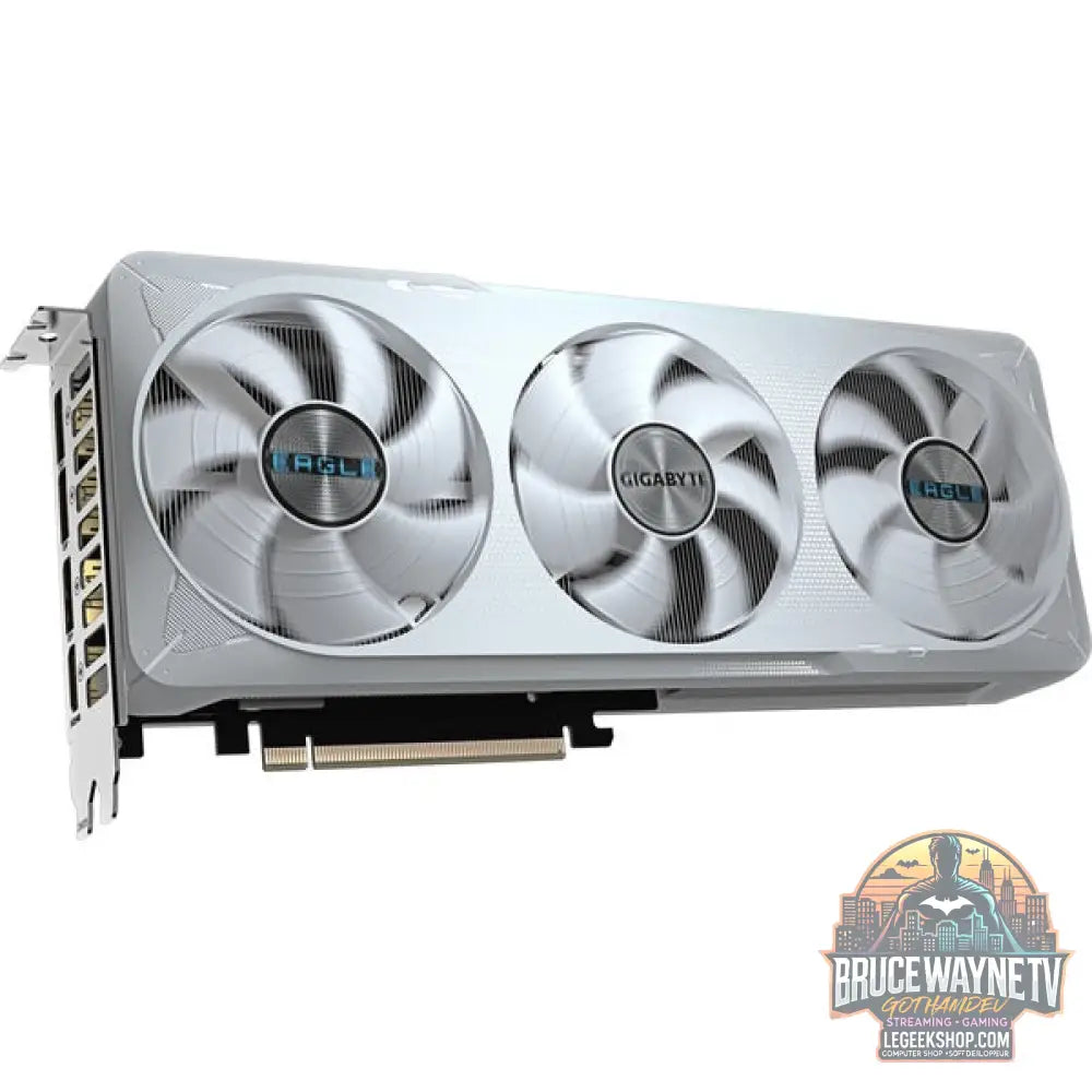 GIGABYTE GeForce RTX 5070 EAGLE OC ICE, carte graphique blanc, DLSS 4, 3x DisplayPort, 1x HDMI 2.1 - GIGABYTE - vue 5