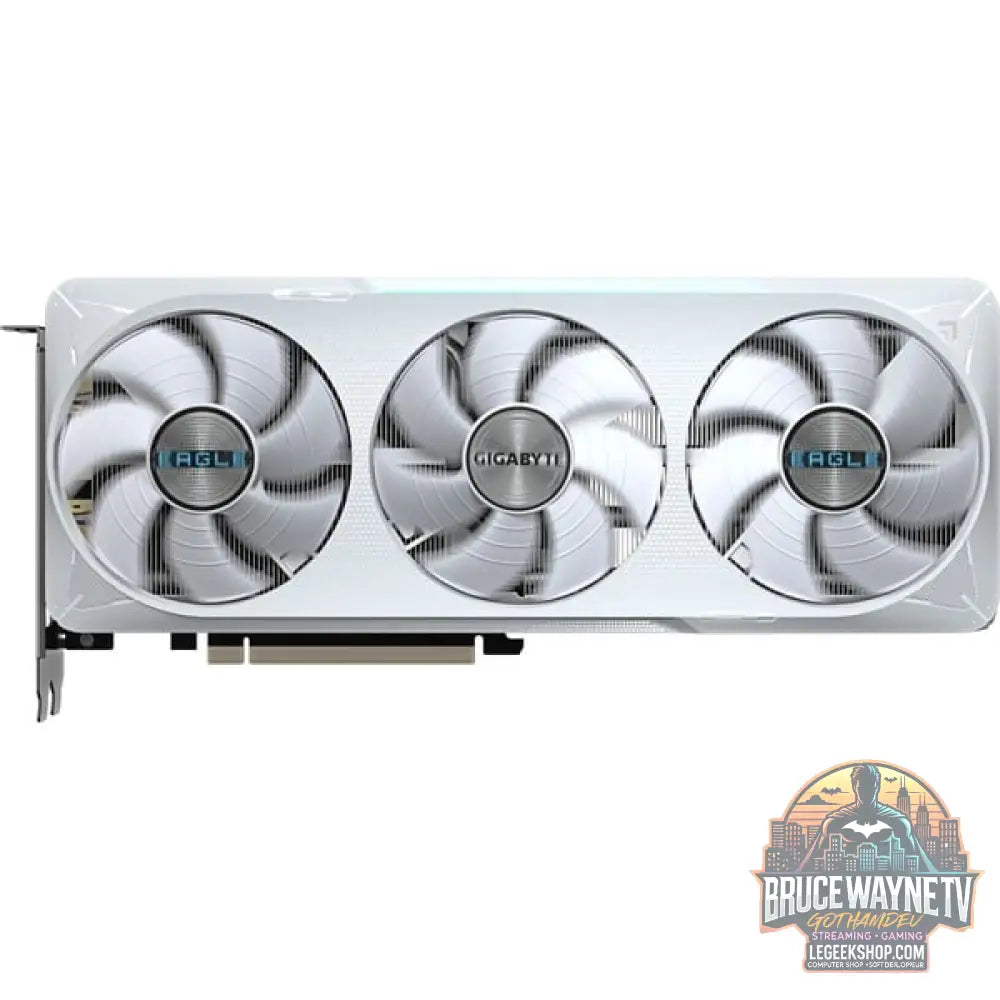 GIGABYTE GeForce RTX 5070 EAGLE OC ICE, carte graphique blanc, DLSS 4, 3x DisplayPort, 1x HDMI 2.1 - GIGABYTE - vue 2
