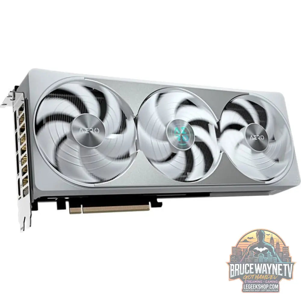 GIGABYTE GeForce RTX 5080 AERO OC SFF 16G, carte graphique DLSS 4, 3x DisplayPort, 1x HDMI 2.1 - GIGABYTE - vue 4