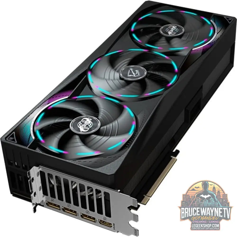 GIGABYTE GeForce RTX 5090 AORUS MASTER 32G, carte graphique DLSS 4, 3x DisplayPort, 1x HDMI 2.1 - GIGABYTE - vue 4