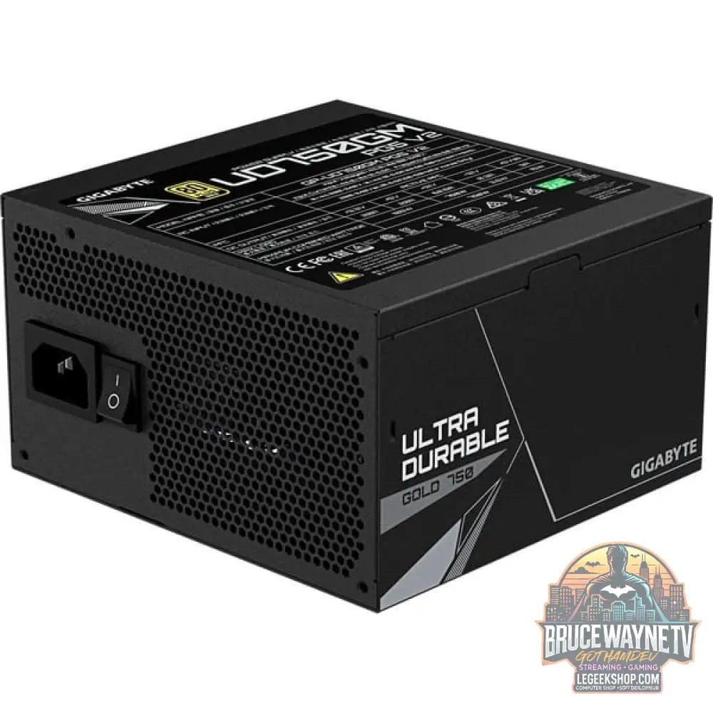 GIGABYTE GP-UD750GM PG5 V2 750W, alimentation PC - GIGABYTE - vue 2