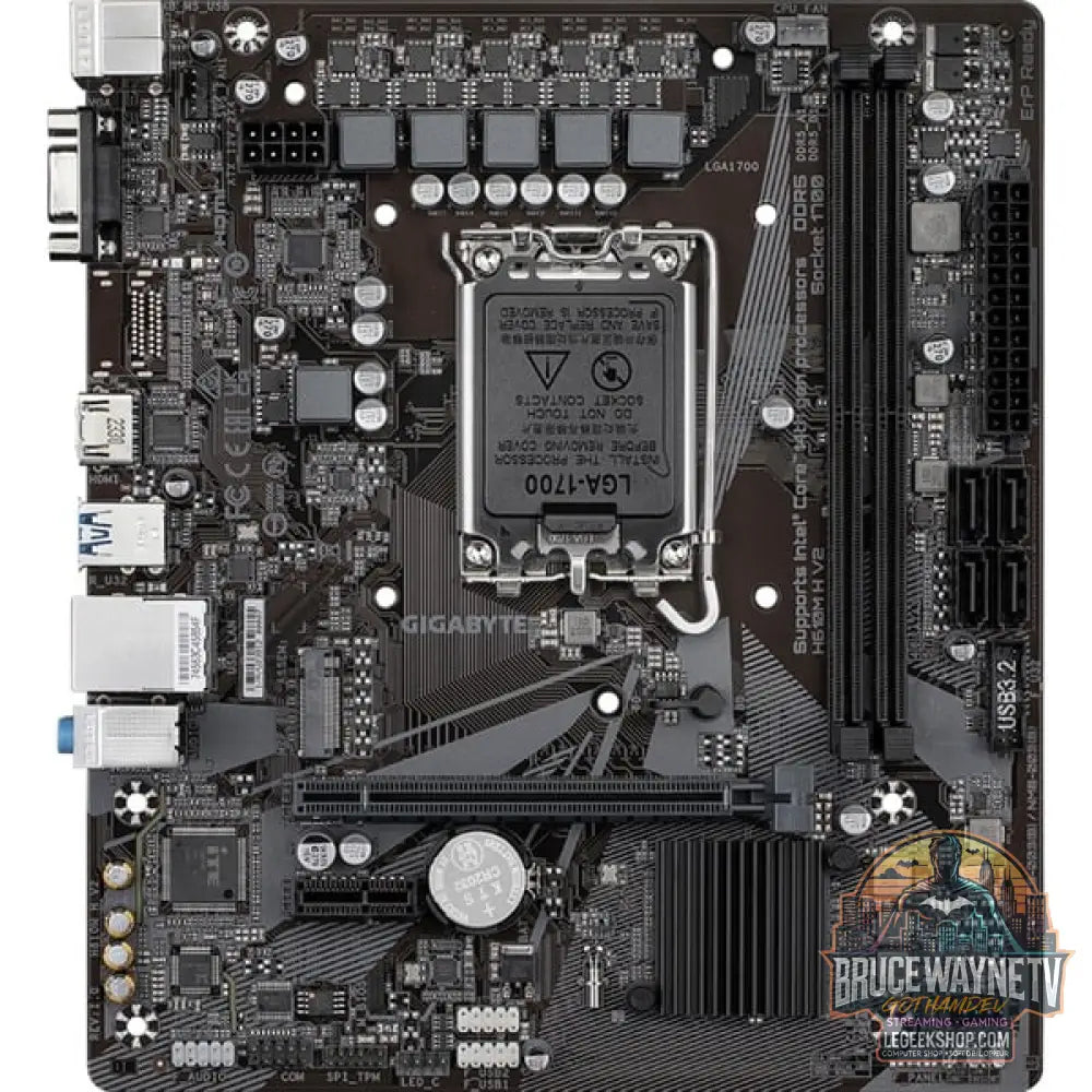 GIGABYTE H610M H V2, carte mère - GIGABYTE - vue 3