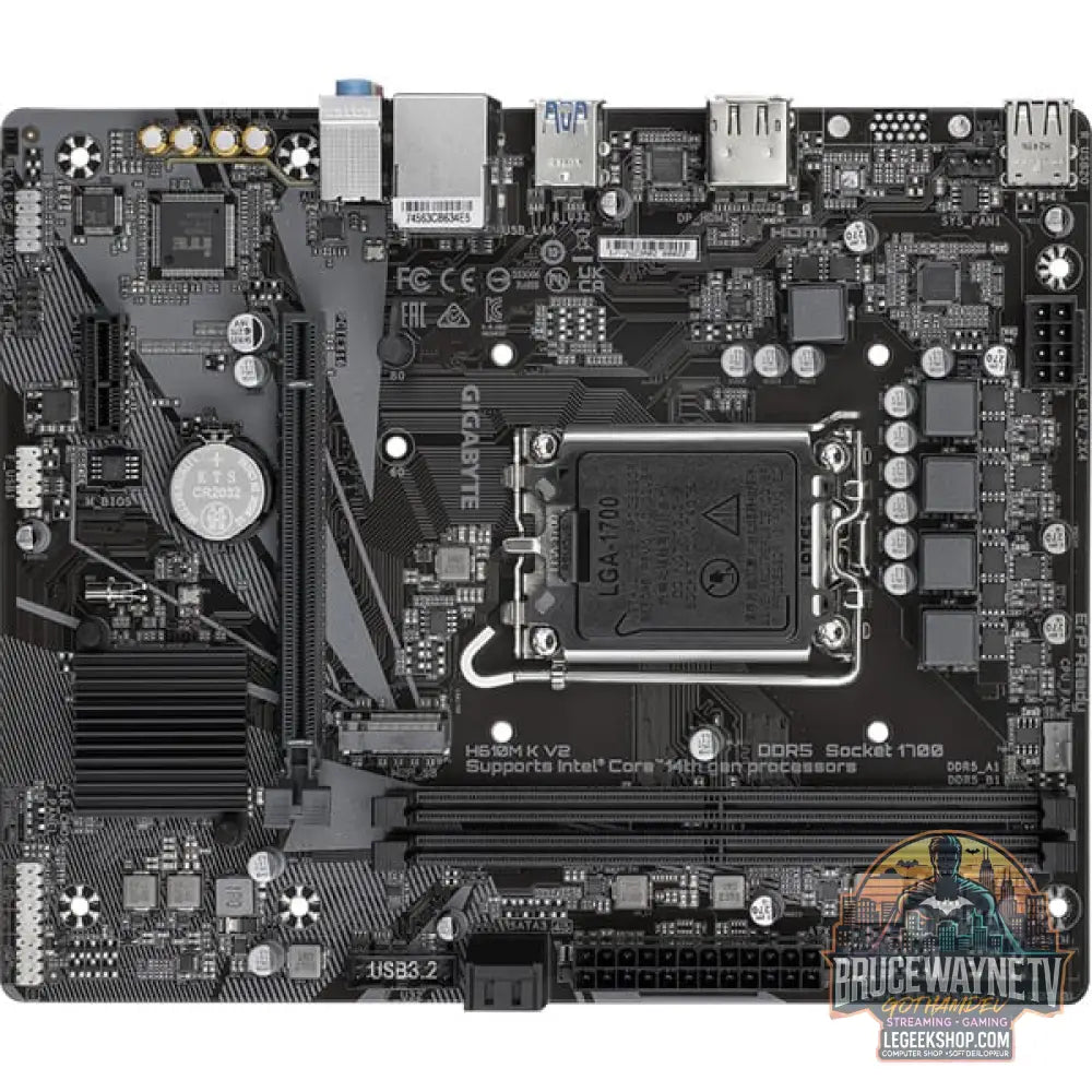 GIGABYTE H610M K V2, carte mère - GIGABYTE - vue 4