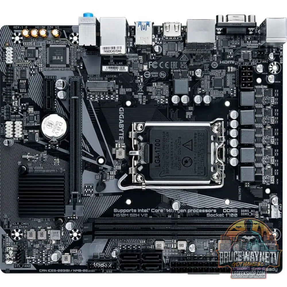GIGABYTE H610M S2H V2, carte mère - GIGABYTE - vue 2