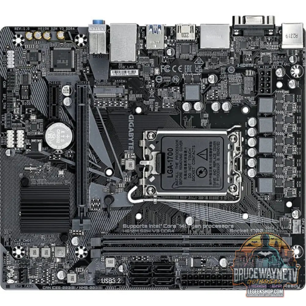 GIGABYTE H610M S2H V3 DDR4, carte mère - GIGABYTE - vue 2