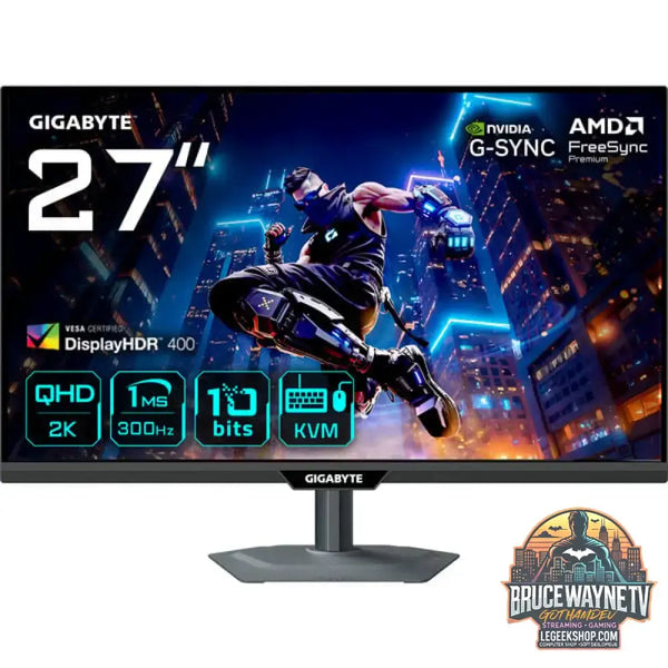 GIGABYTE M27Q3 27" QHD/WQHD IPS 300 Hz - GIGABYTE