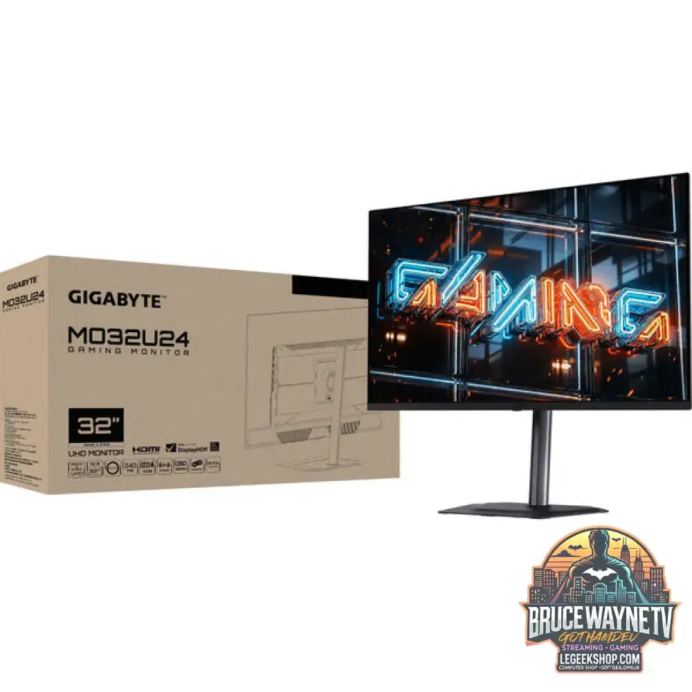 GIGABYTE MO32U24 QD-OLED 31,5" 3840 × 2160 px QD-OLED 240 Hz - GIGABYTE - vue 7