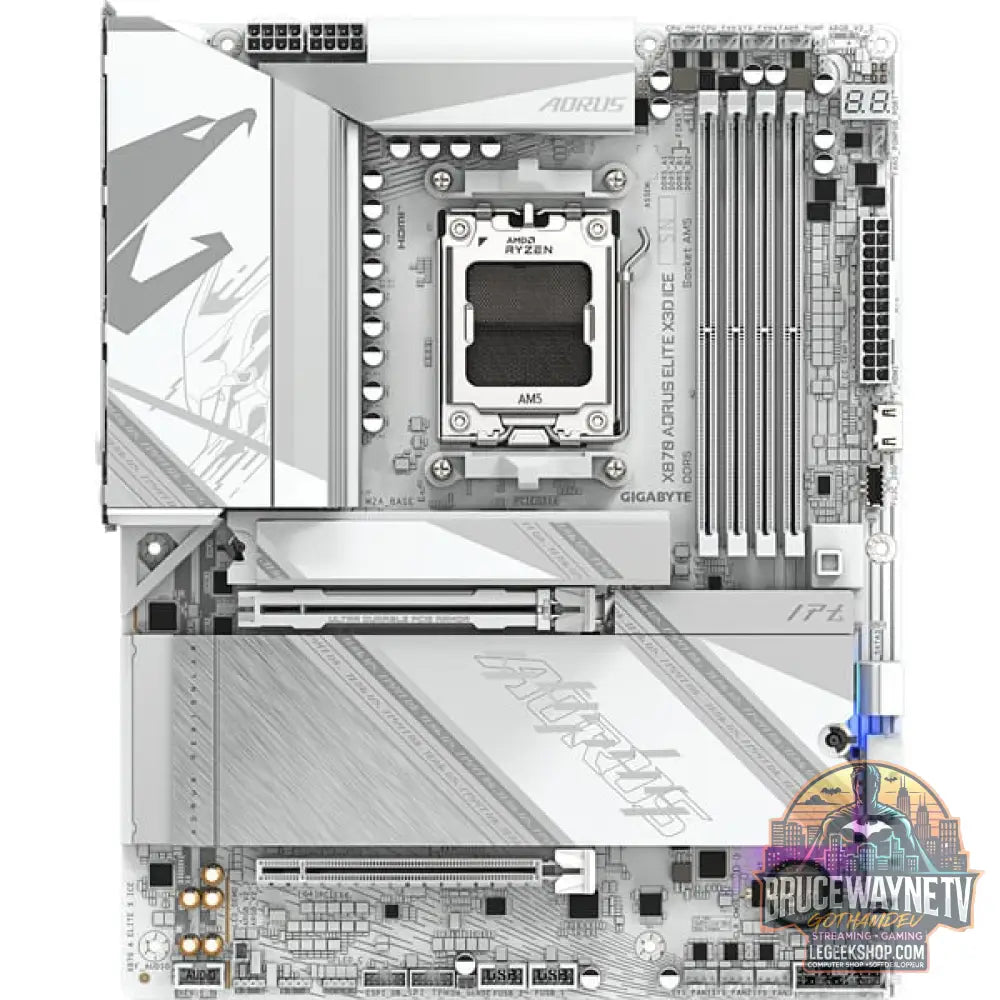 GIGABYTE X870 AORUS ELITE X3D ICE, carte mère - GIGABYTE - vue 2
