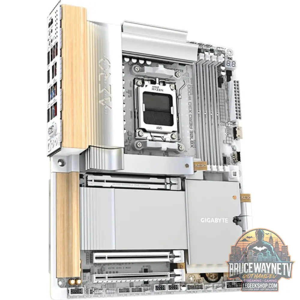 GIGABYTE X870E AERO X3D WOOD, carte mère - GIGABYTE - vue 2