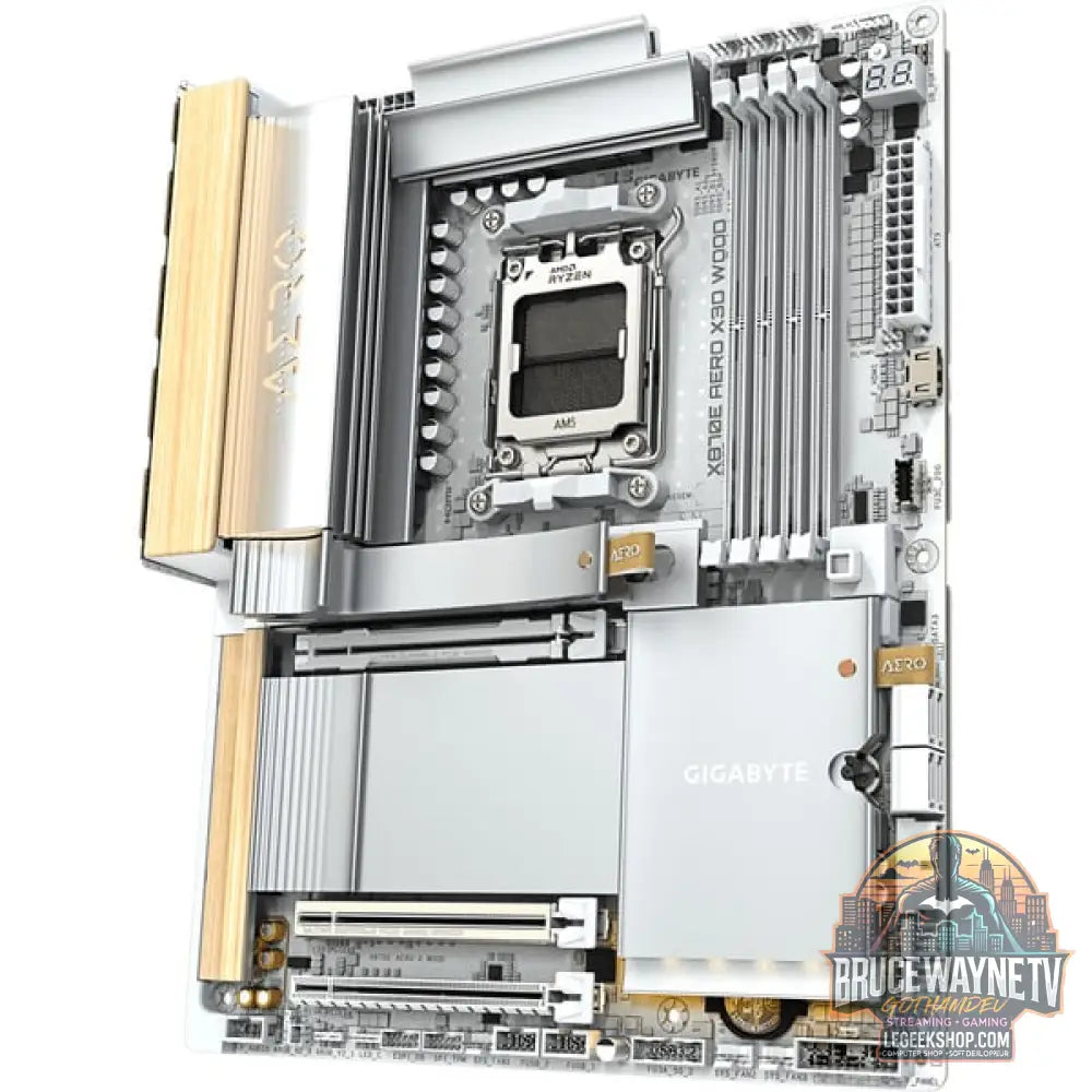 GIGABYTE X870E AERO X3D WOOD, carte mère - GIGABYTE - vue 4