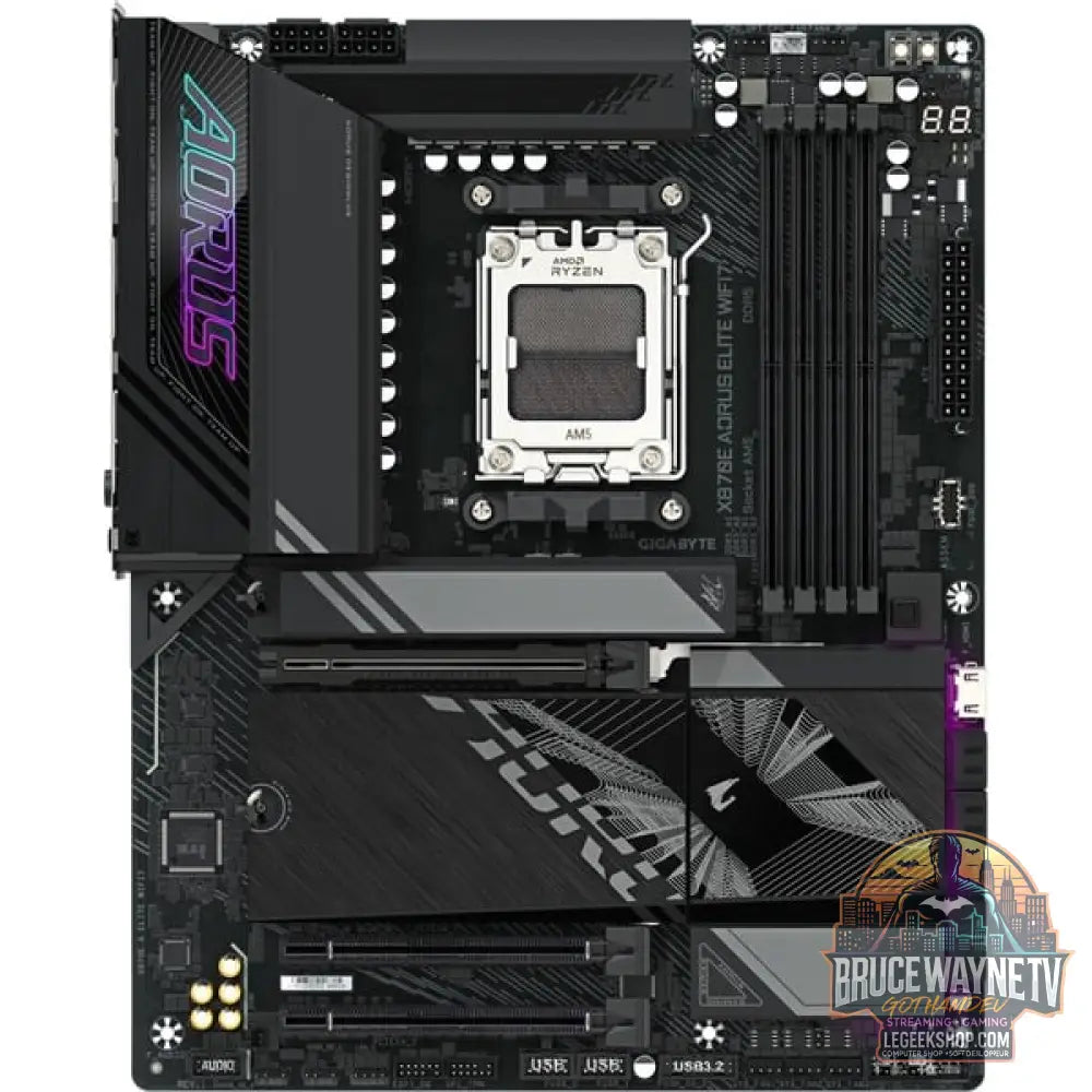 GIGABYTE X870E AORUS ELITE WIFI7, carte mère - GIGABYTE - vue 2