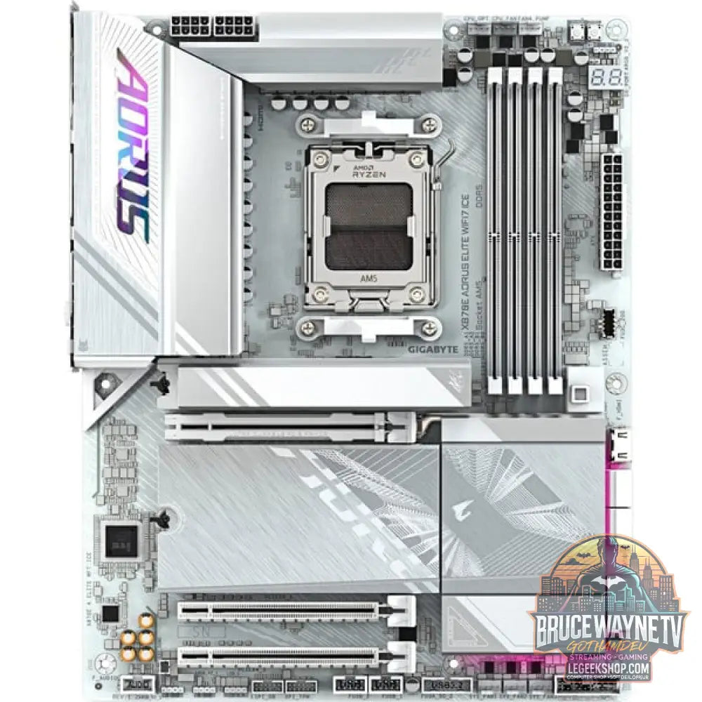 GIGABYTE X870E AORUS ELITE WIFI7 ICE, carte mère - GIGABYTE - vue 2