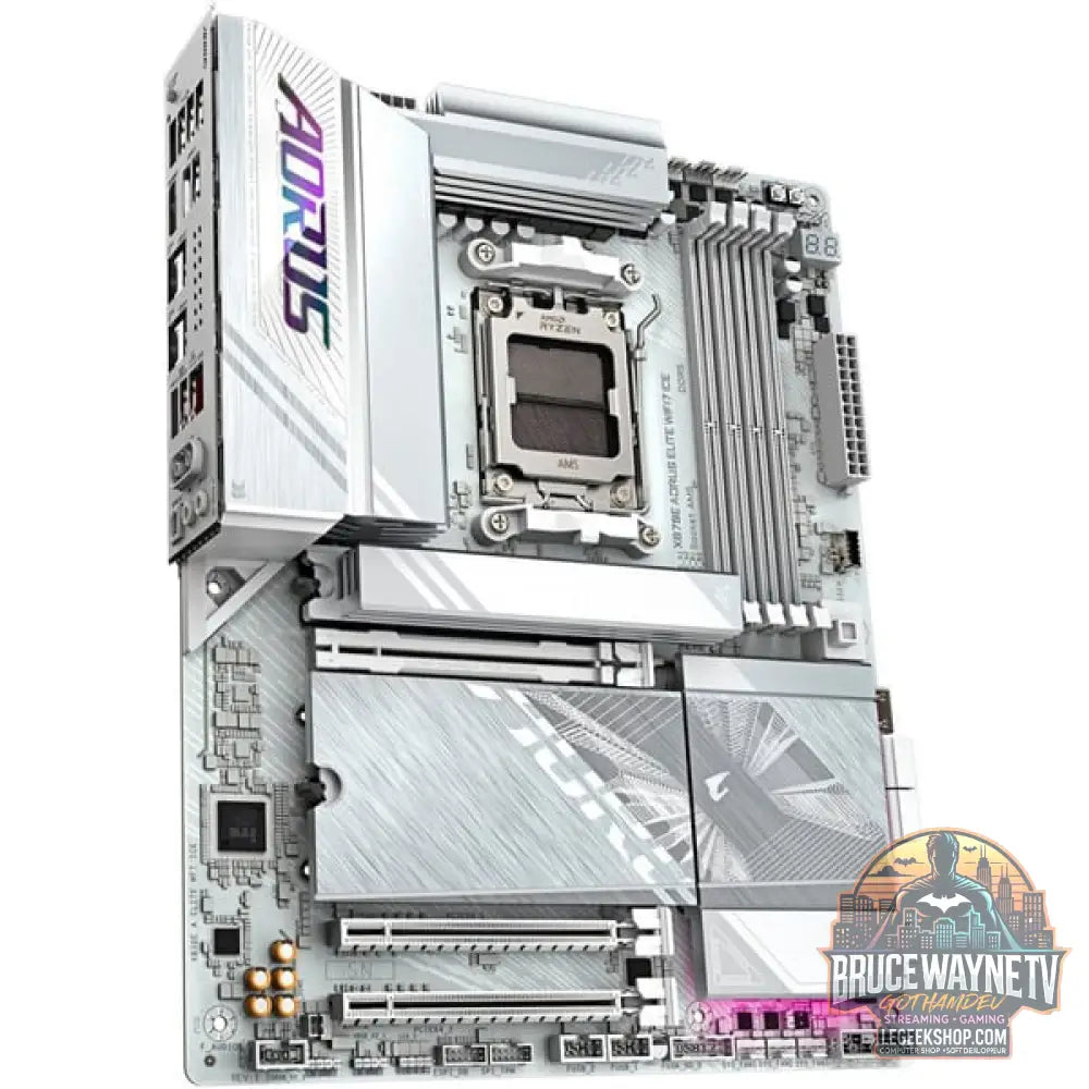 GIGABYTE X870E AORUS ELITE WIFI7 ICE, carte mère - GIGABYTE - vue 3