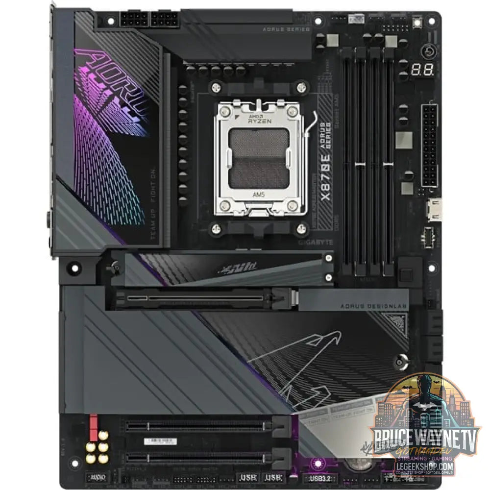 GIGABYTE X870E AORUS MASTER, carte mère - GIGABYTE - vue 2