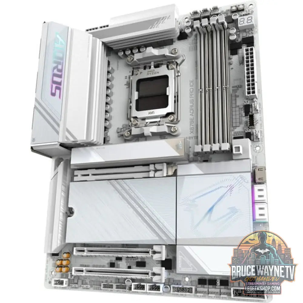 GIGABYTE X870E AORUS PRO ICE, carte mère - GIGABYTE - vue 4
