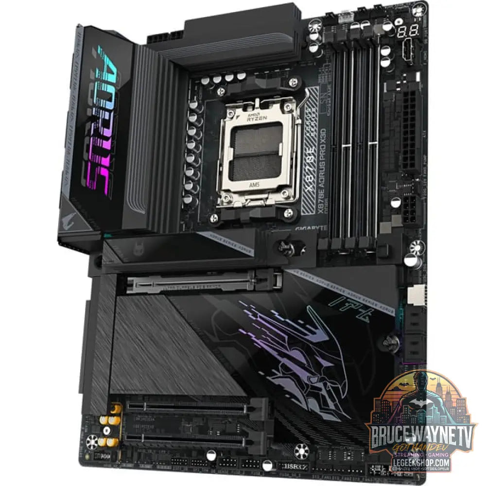 GIGABYTE X870E AORUS PRO X3D, carte mère - GIGABYTE - vue 4