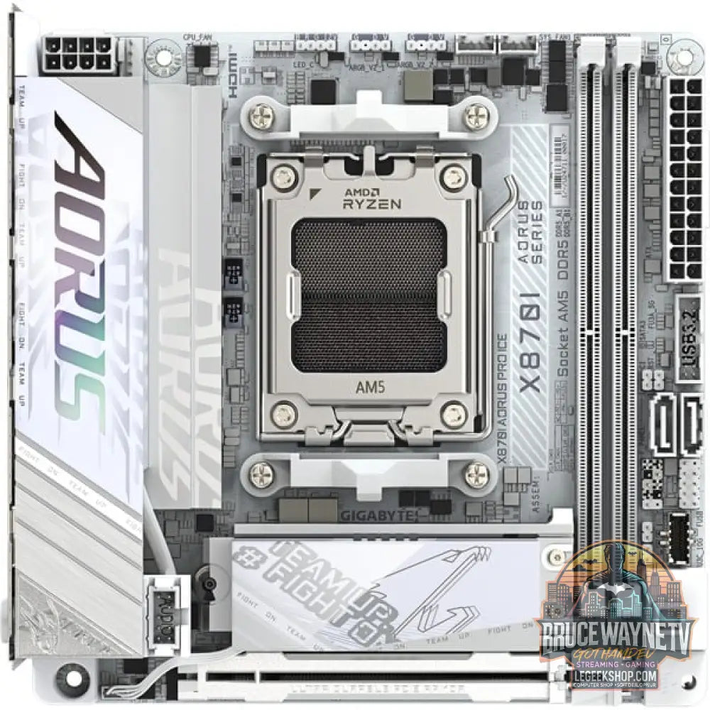 GIGABYTE X870I AORUS PRO ICE, carte mère - GIGABYTE - vue 3