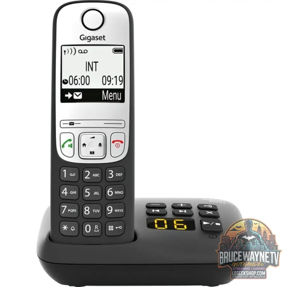Gigaset A690 A Duo, analoges Telefon noir, DECT, Anrufbeantworter - Gigaset - vue 3