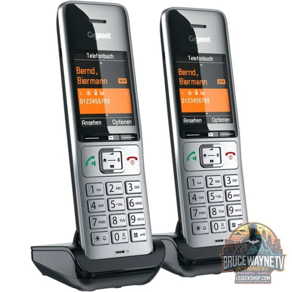 Gigaset COMFORT 500HX Duo, Mobilteil argent/noir, 2 Mobilteile - Gigaset