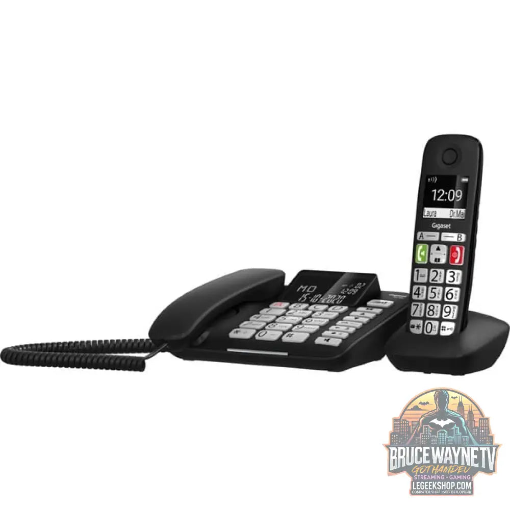Gigaset DL780 Plus, Telefon noir - Gigaset - vue 2