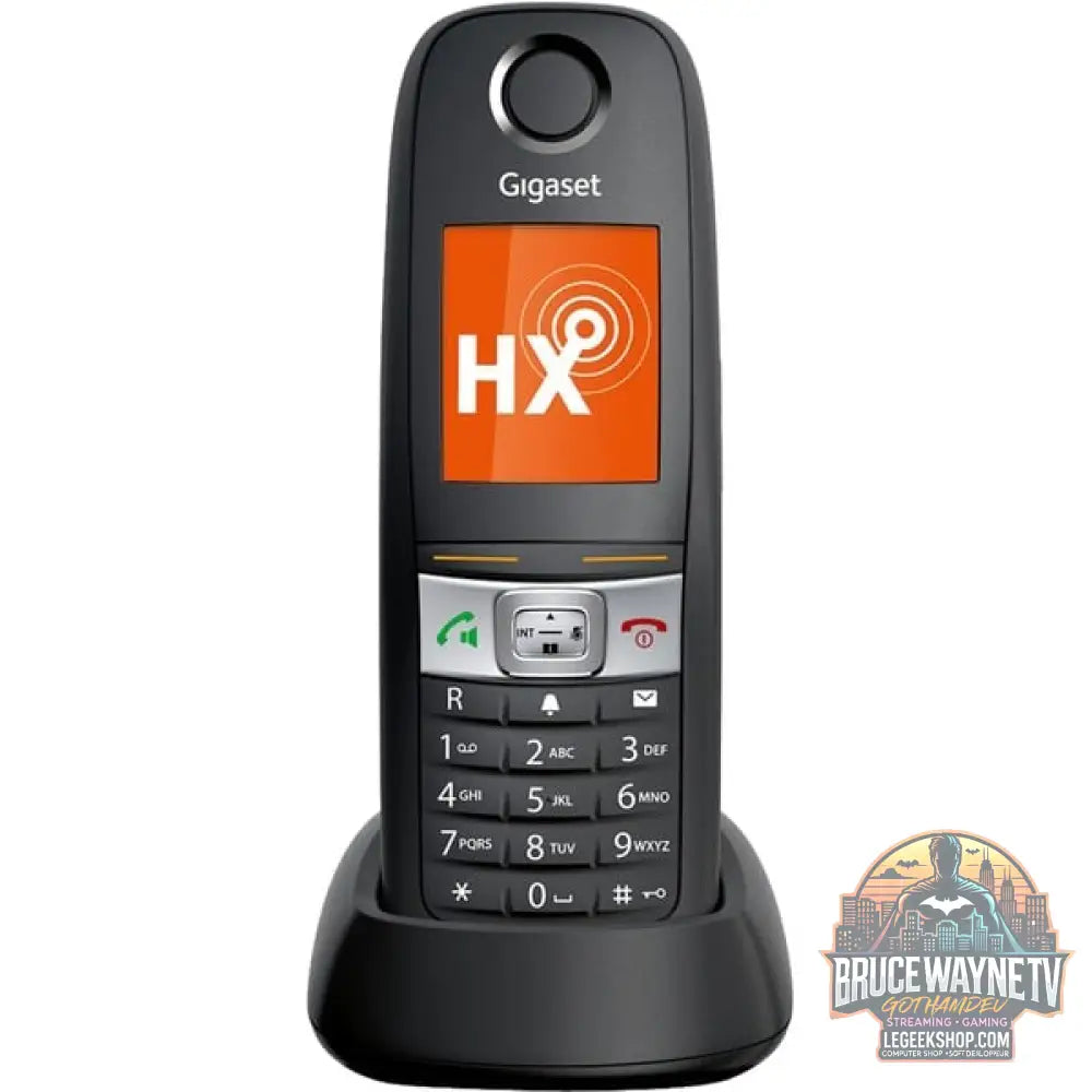 Gigaset E630 HX, Mobilteil noir, Mobilteil avec Ladeschale - Gigaset - vue 2