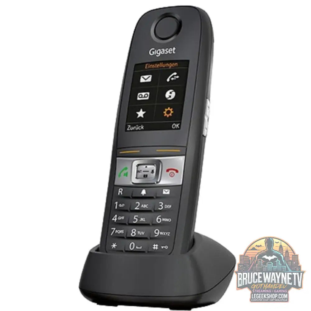 Gigaset E630 HX, Mobilteil noir, Mobilteil avec Ladeschale - Gigaset - vue 4