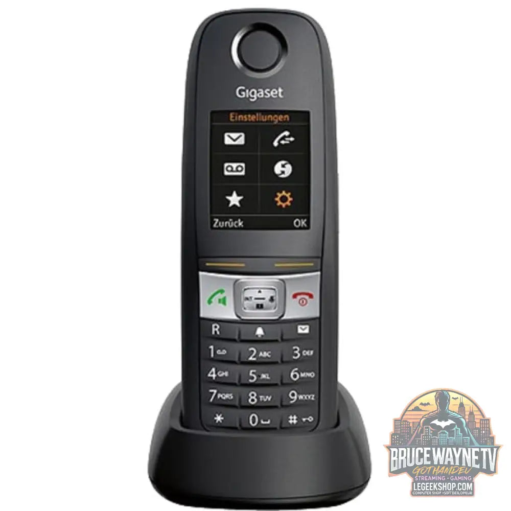 Gigaset E630 HX, Mobilteil noir, Mobilteil avec Ladeschale - Gigaset - vue 3