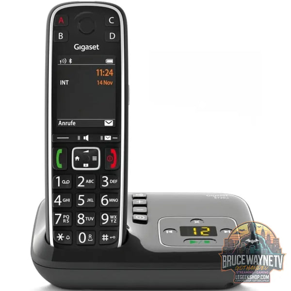 Gigaset E720A, analoges Telefon gris/noir, Anrufbeantworter - Gigaset