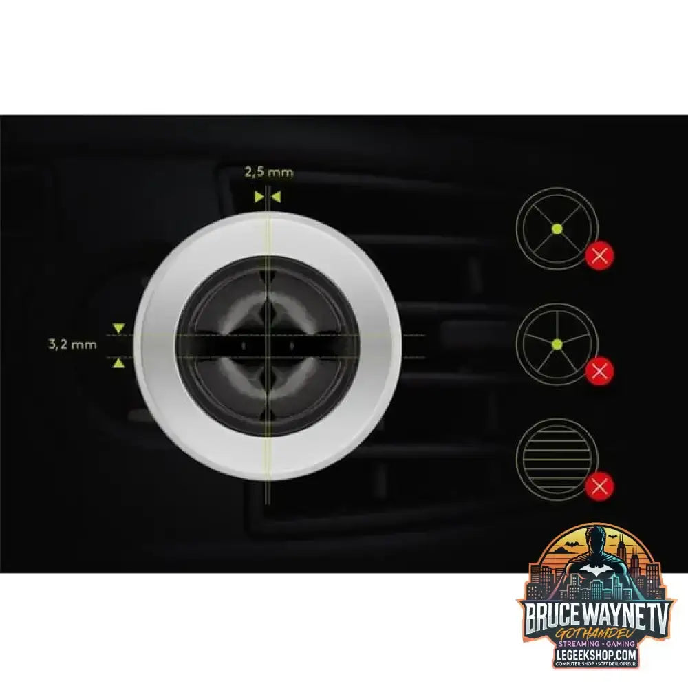 goobay Magnethalterungs-Set Slim schwarz/silber - goobay - vue 11