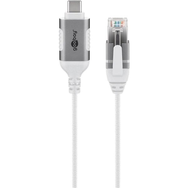 goobay Ethernet-Adapterkabel USB-C 3.2 Gen2 > RJ-45, Slim - goobay - vue 2
