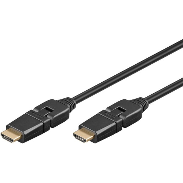 (€ 2,24 / 1 m) goobay High-Speed-HDMI 360° câble - goobay