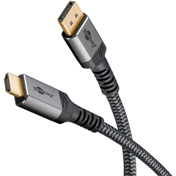 goobay Plus DisplayPort > HDMI Adapterkabel, 4K @ 60Hz - goobay - vue 3