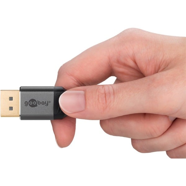 goobay Plus DisplayPort > HDMI Adapterkabel, 4K @ 60Hz - goobay - vue 9
