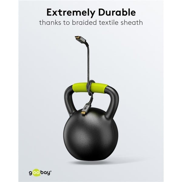 goobay Plus High-Speed-HDMI-câble avec Ethernet, 4K @ 60Hz - goobay - vue 12