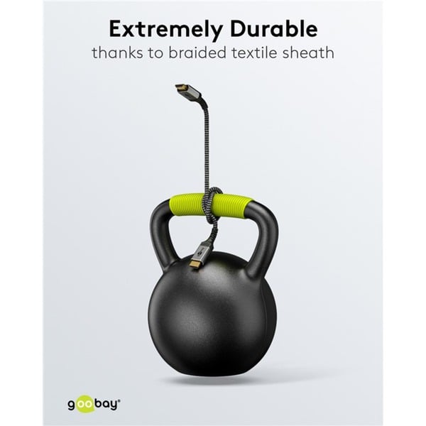 goobay Plus High-Speed-HDMI-câble avec Ethernet, 4K @ 60Hz - goobay - vue 12