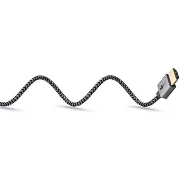 goobay Plus Slim High-Speed-HDMI-câble avec Ethernet, 4K @ 60Hz - goobay - vue 5