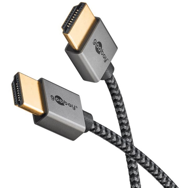 goobay Plus Slim High-Speed-HDMI-câble avec Ethernet, 8K @ 60Hz - goobay - vue 4