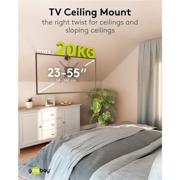 goobay TV-Deckensupport - goobay - vue 3