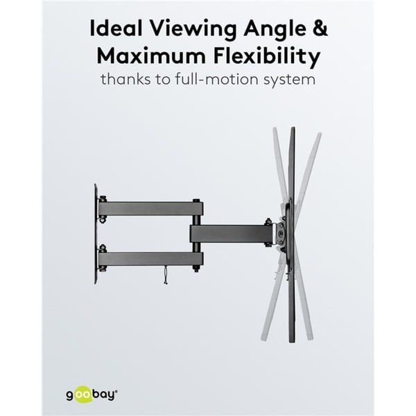goobay TV-Wandsupport Basic FULLMOTION (M) - goobay - vue 6