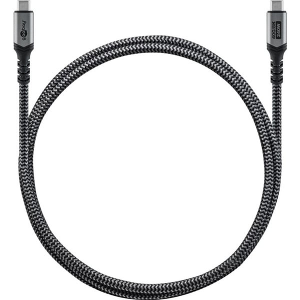 goobay USB4 Gen 3x2 câble, USB-C Stecker > USB-C Stecker, 40Gbit/s - goobay - vue 4