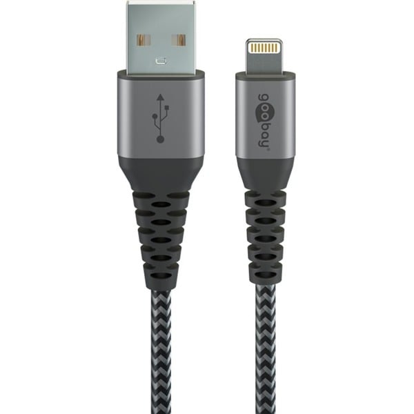 goobay USB 2.0 Adapterkabel, USB-A Stecker > Lightning Stecker - goobay