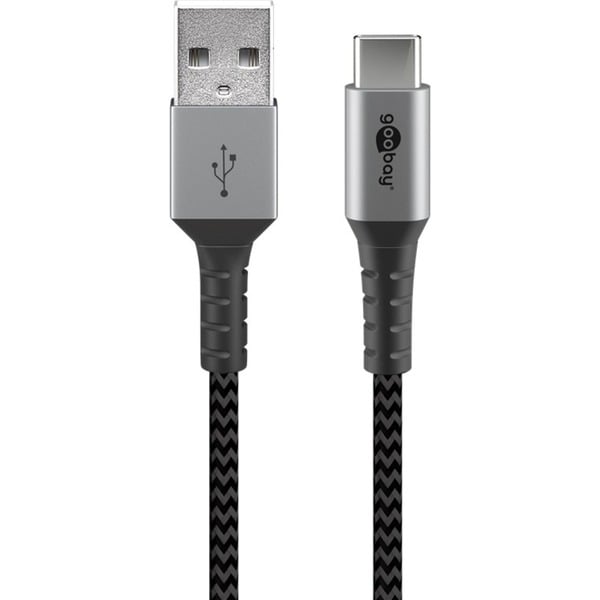 goobay USB 2.0 câble, USB-A Stecker > USB-C Stecker - goobay