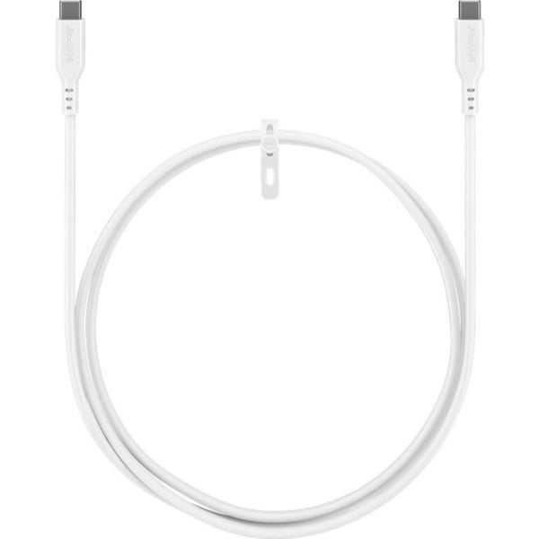 goobay USB 2.0 Silikonkabel blanc, USB-C Stecker > USB-C Stecker - goobay - vue 2